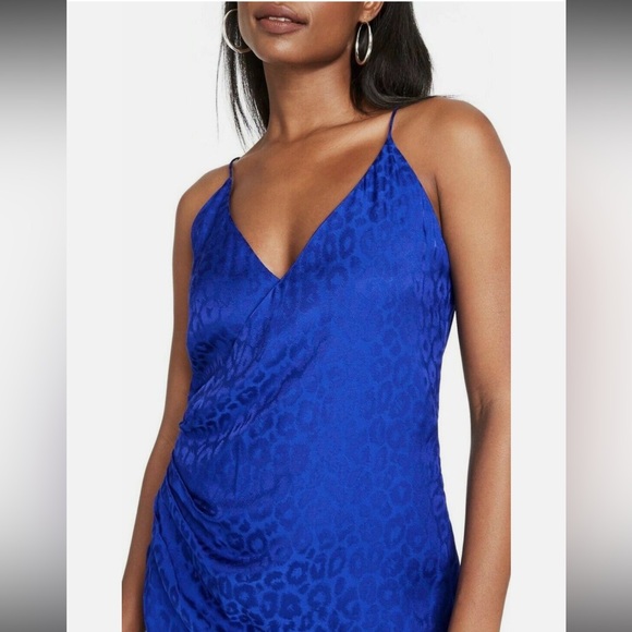 Cushnie Blue Asymmetrical Slip Dress for Cocktail - Picture 3 of 12
